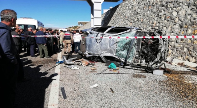 Adıyaman’da feci kaza : 1 ölü, 4 ağır yaralı