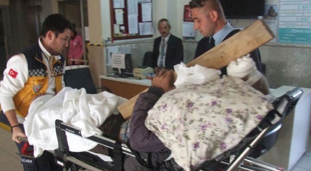 Hastaneye böyle girdi! Gören şoke oldu Hastaneye böyle girdi! Gören şoke oldu