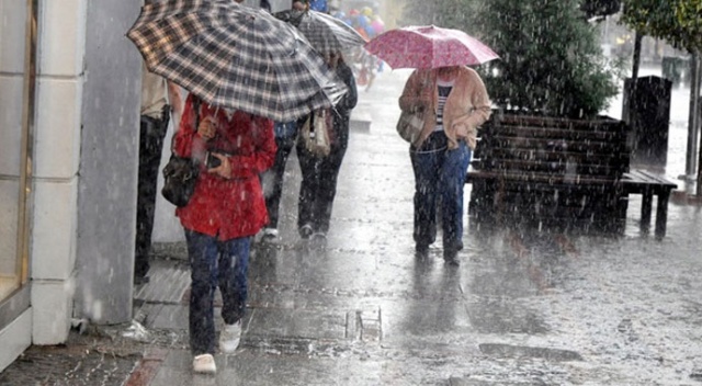 Meteoroloji saat verdi! Sağanak yağış geliyor ( 25 Ekim Hava Durumu)