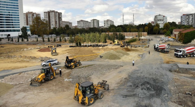 TOKİ çalışmalara başladı: 60 bin metrekarelik alana Millet Bahçesi