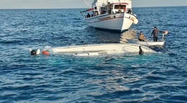 Bodrum'da tekne battı