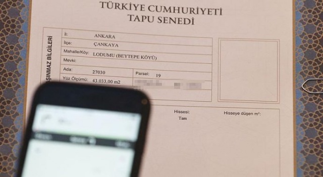 Kimlik numaralı QR kodlu yeni tapular geliyor Kimlik numaralı QR kodlu yeni tapular geliyor