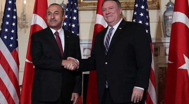 Mevlüt Çavuşoğlu, mevkidaşı Mike Pompeo ile görüştü Mevlüt Çavuşoğlu, mevkidaşı Mike Pompeo ile görüştü