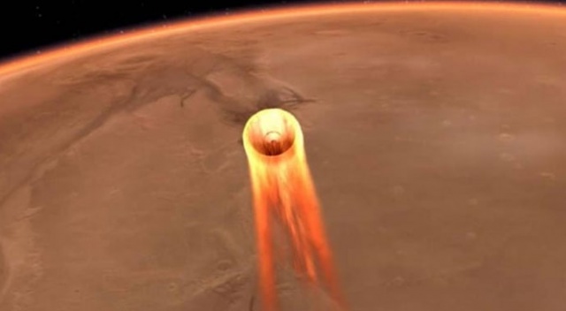 NASA Insight'ı Mars'a indirmeye hazırlanıyor NASA Insight'ı Mars'a indirmeye hazırlanıyor