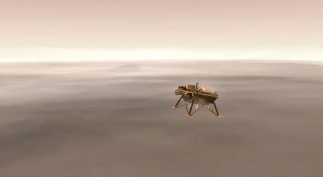 NASA'nın Mars'a gönderdiği InSight iniş yaptı NASA'nın Mars'a gönderdiği InSight iniş yaptı
