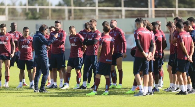 Trabzonspor 7 eksikle çalıştı Trabzonspor 7 eksikle çalıştı