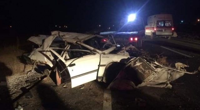 Aksaray’da otomobil şarampole devrildi: 1 ölü, 1 yaralı
