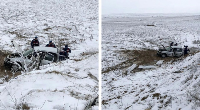 Ankara’da otomobil şarampole devrildi: 3 ölü Ankara’da otomobil şarampole devrildi: 3 ölü