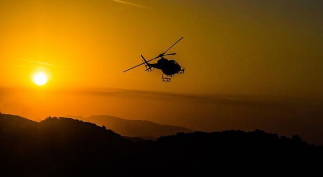 BAE'de helikopter düştü BAE'de helikopter düştü