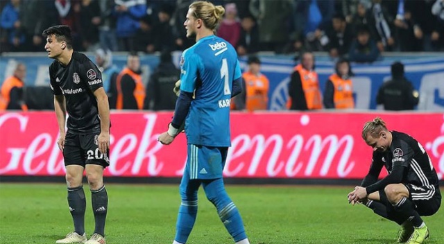 Beşiktaş'ın düşüşü durdurulamıyor Beşiktaş'ın düşüşü durdurulamıyor