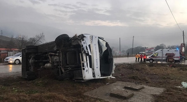Bursa'da cenaze dönüşü feci kaza: 19 yaralı