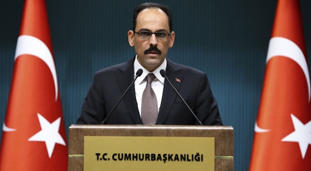 Cumhurbaşkanlığı Sözcüsü Kalın: Bu hafta ABD askeri heyeti gelecek Cumhurbaşkanlığı Sözcüsü Kalın: Bu hafta ABD askeri heyeti gelecek