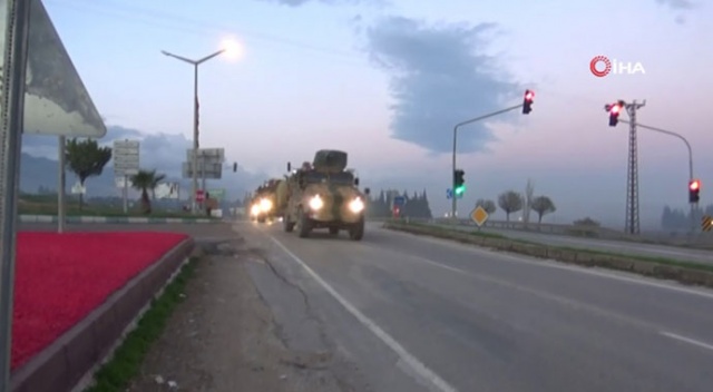 Hatay sınırına askeri sevkıyat