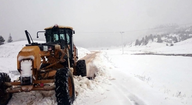 Kahramanmaraş’ta kar mesaisi Kahramanmaraş’ta kar mesaisi