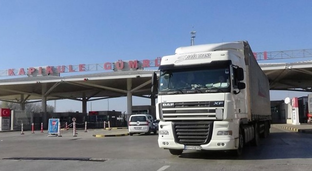 Kapıkule'de ihracat yoğunluğu Kapıkule'de ihracat yoğunluğu