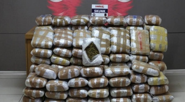 Mersin’de 5 milyonluk uyuşturucu ele geçirildi