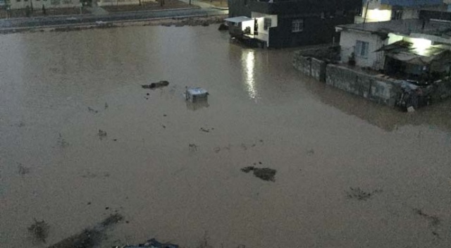 Nusaybin’i sel vurdu