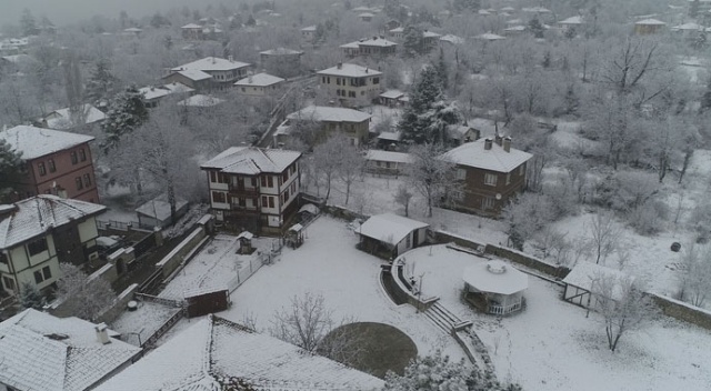 Safranbolu beyaz örtüye büründü Safranbolu beyaz örtüye büründü