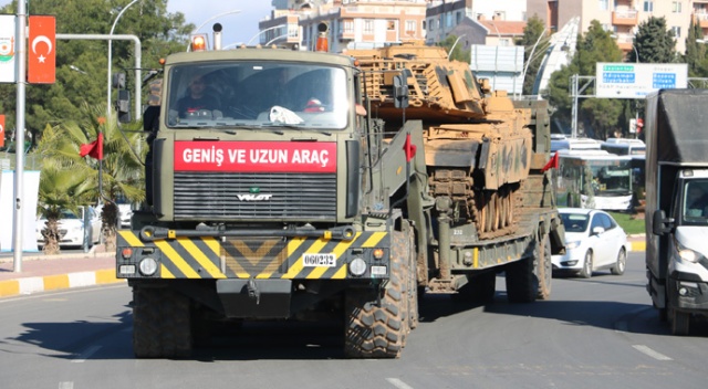 Şanlıurfa’dan sınır birliklerine tank sevkiyatı