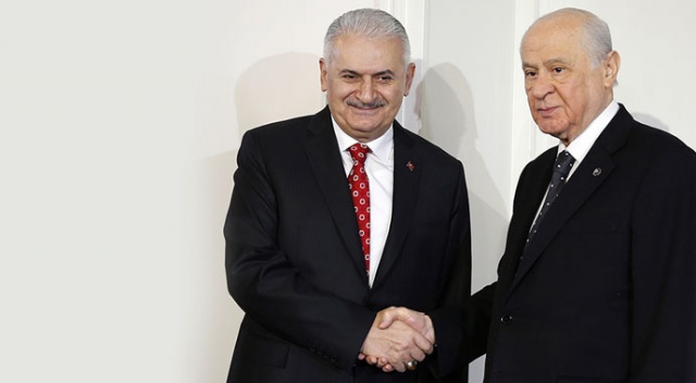 TBMM Başkanı Yıldırım MHP Genel Başkanı Bahçeli&#039;yi ziyaret etti
