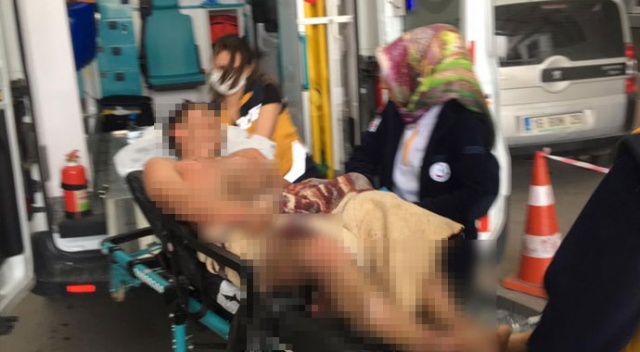 15 yaşında ki Ömer çatıda akıma kapılarak ağır yaralandı