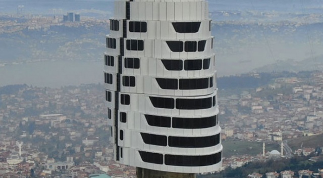 Çamlıca Kulesi'nde katlar ortaya çıkmaya başladı Çamlıca Kulesi'nde katlar ortaya çıkmaya başladı