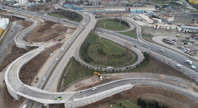 Dilovası’na giriş çıkışları rahatlatacak çalışmada sona gelindi