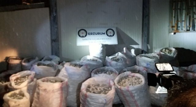 Erzurum’da 1 ton 535 kilo eroin ele geçirildi