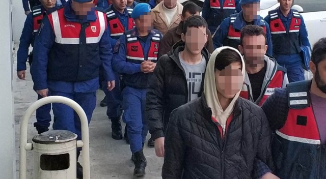 Jandarmanın uyuşturucu operasyonu: 10 şahıs adliyede Jandarmanın uyuşturucu operasyonu: 10 şahıs adliyede