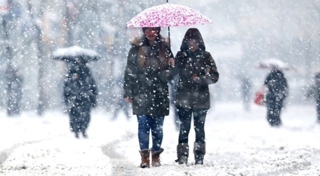 Meteorolojiden kuvvetli kar uyarısı Meteorolojiden kuvvetli kar uyarısı