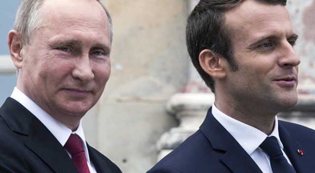 Putin ile Macron Suriye&#039;yi görüştü