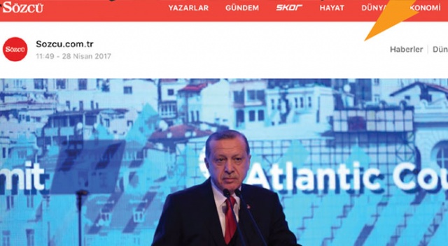 Sözcü kendini bile inkâr ediyor Sözcü kendini bile inkâr ediyor