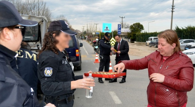 Trafikten çikolatalı uygulama