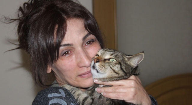 "Efe" kedi patisiyle sahibini yanmaktan kurtardı