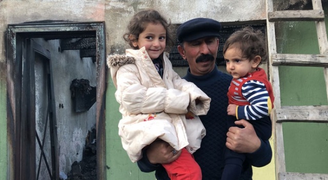 4 yaşındaki Ceren, kardeşini yanmaktan kurtardı