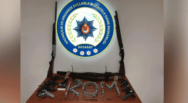 Aksaray’da polis ve jandarmadan silah operasyonu