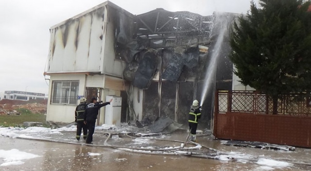 Ambalaj fabrikasında çıkan yangın korkuttu
