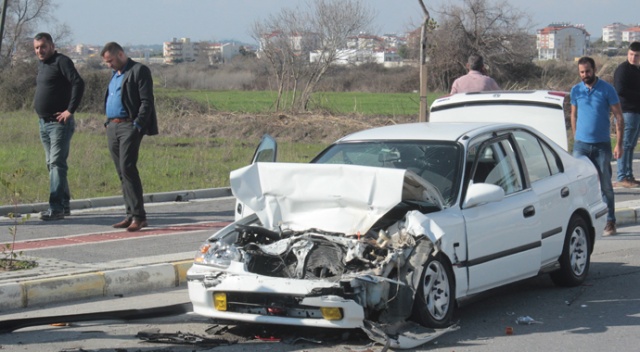 Antalya’da trafik kazası: 2 yaralı