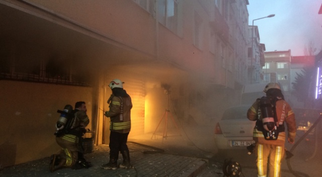 Avcılar’da korkutan yangın