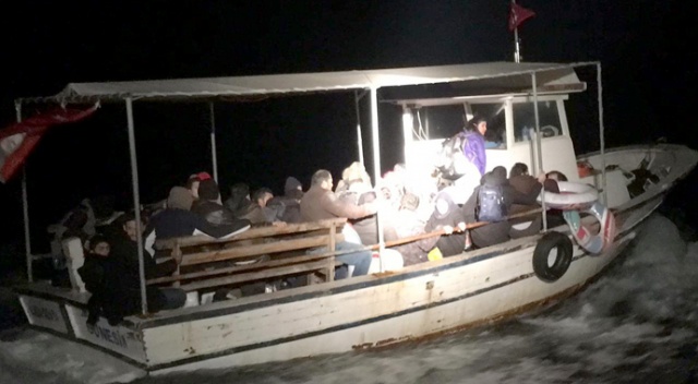 Bodrum’da 46 düzensiz göçmen yakalandı