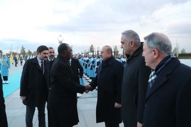 Çad Cumhurbaşkanı Itno Ankara'da Çad Cumhurbaşkanı Itno Ankara'da