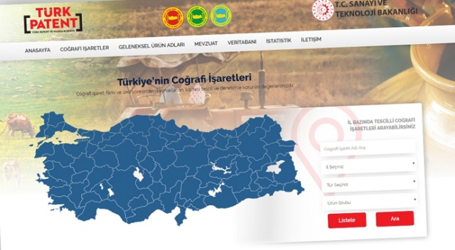 Coğrafi işaret envanteri dijital ortama taşındı