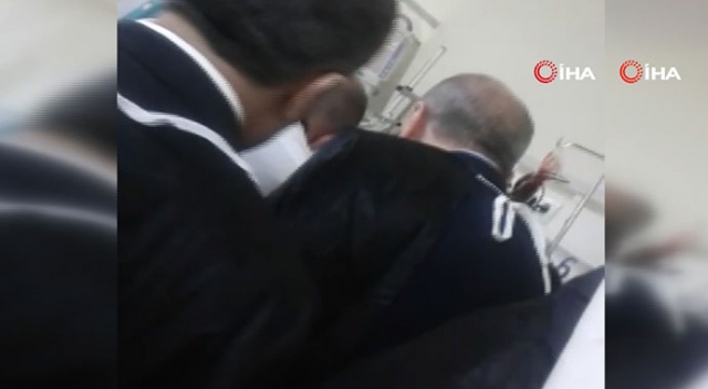 Cumhurbaşkanı Erdoğan'ın hastane ziyareti kamerada Cumhurbaşkanı Erdoğan'ın hastane ziyareti kamerada