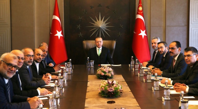 Cumhurbaşkanı Erdoğan İsrail Parlamentosu&#039;ndaki Arap milletvekillerini kabul etti