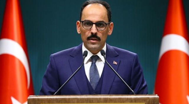 Cumhurbaşkanlığı Sözcüsü Kalın'dan Macron'a tepki Cumhurbaşkanlığı Sözcüsü Kalın'dan Macron'a tepki