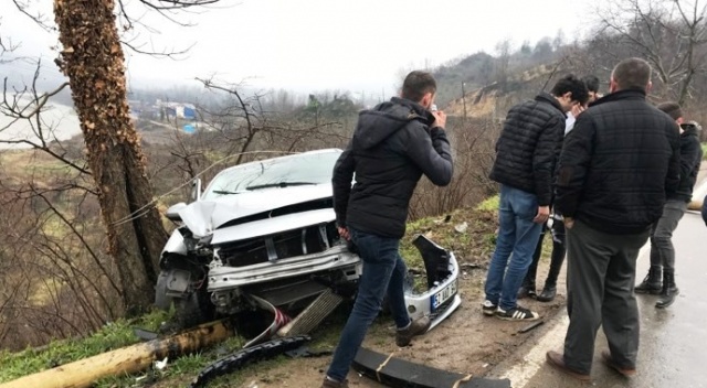 Fatsa'da trafik kazası: 1 yaralı Fatsa'da trafik kazası: 1 yaralı