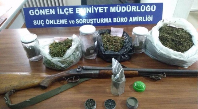 Gönen&#039;de uyuşturucu operasyonu