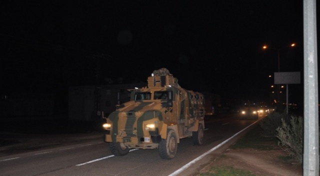 Hatay’dan sınıra zırhlı araç sevkiyatı