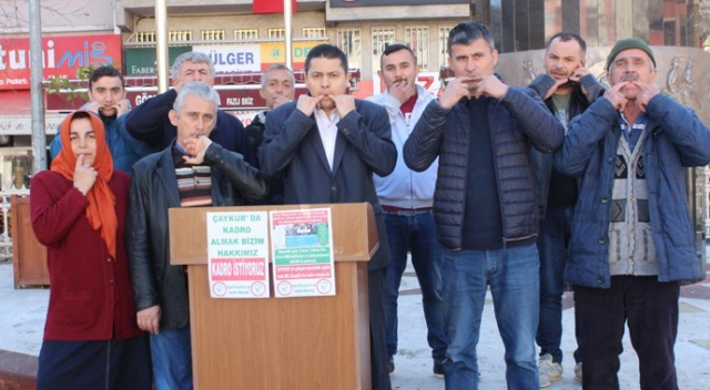 Kuşdiliyle kadro istediler Kuşdiliyle kadro istediler