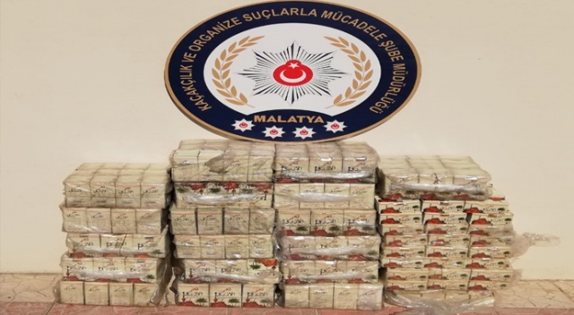 Malatya’da kaçak nargile kömürü ele geçirildi Malatya’da kaçak nargile kömürü ele geçirildi
